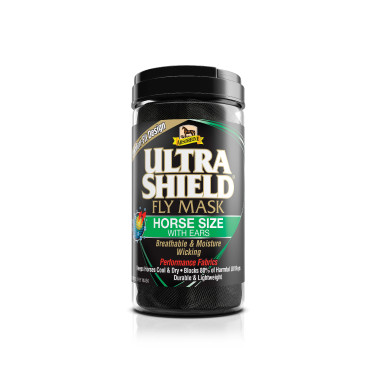 Máscara anti-moscas com orelhas Absorbine Ultrashield Máscara anti-moscas com orelhas Absorbine Ultrashield