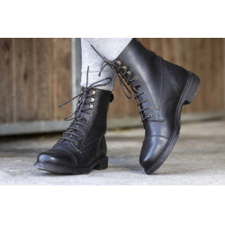 Botas de couro Equithème Dandy Castanho