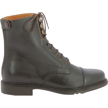 Botas de couro Equithème Dandy Castanho