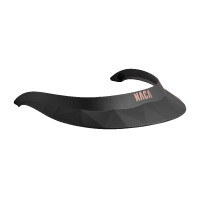 Viseira para capacete de equitação Naca Onyx preto fosco / ouro rosa