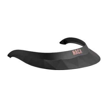Viseira para capacete de equitação Naca Onyx preto fosco / ouro rosa