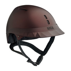 Capacete de equitação NACA Gravity S Ameixa fosca Violeta