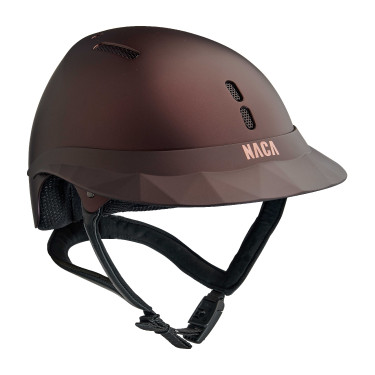 Capacete de equitação NACA Gravity S Ameixa fosca Violeta
