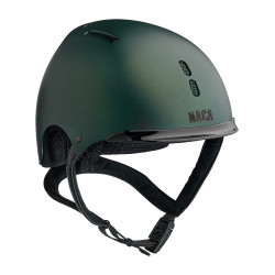 Capacete de equitação NACA Gravity S Verde fosco