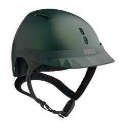 Capacete de equitação NACA Gravity S Verde fosco