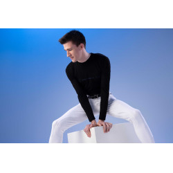 Camiseta Pro Series Canter de mangas compridas Preto