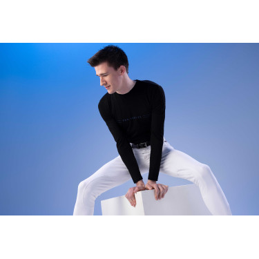 Camiseta Pro Series Canter de mangas compridas Preto