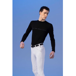 Camiseta Pro Series Canter de mangas compridas Preto