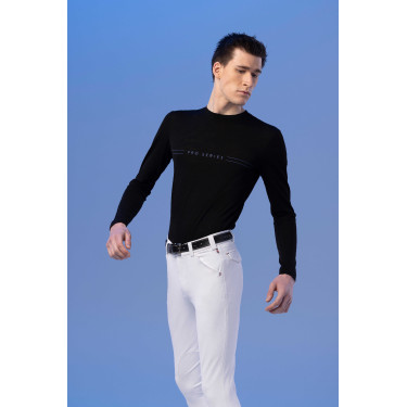 Camiseta Pro Series Canter de mangas compridas Preto