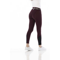 Calça Equithème Claudine com fundo de silicone Branco