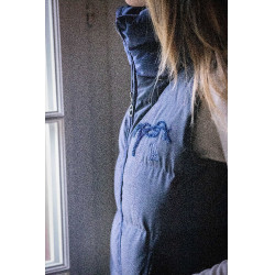 Colete acolchoado sem mangas Pénélope Sonia Azul-marinho