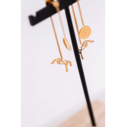 Brincos Pénélope Yuna Dourada Ouro