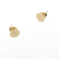 Brincos de pressão Pénélope Lou Arabesque Dourada Ouro Brincos de pressão Pénélope Lou Arabesque Dourada Ouro