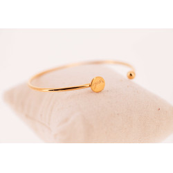 Pulseira Pénélope Jonc Dourada Ouro