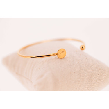 Pulseira Pénélope Jonc Dourada Ouro