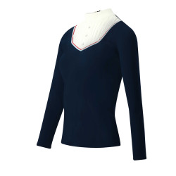 Polo Equithème Cabourg lange mouwen Azul-marinho