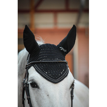 Touca para cavalos New Strass Pénélope Preto Touca para cavalos New Strass Pénélope Preto