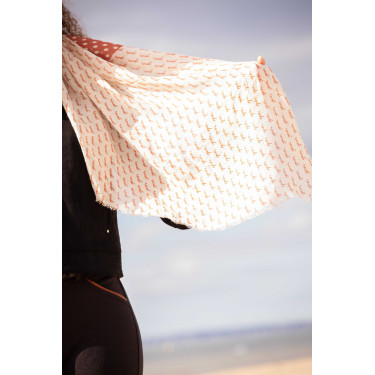 Estola Alix Pénélope Cru / ferrugem Branco