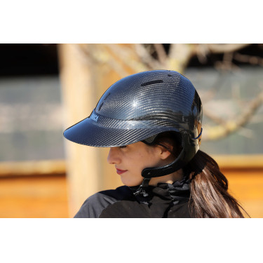 Viseira para capacete NACA XL Carbono preto brilhante Viseira para capacete NACA XL Carbono preto brilhante