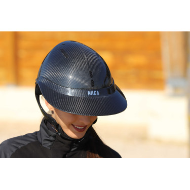 Viseira para capacete NACA XL Carbono preto brilhante Viseira para capacete NACA XL Carbono preto brilhante