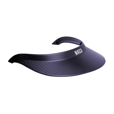 Viseira para capacete NACA XL Azul carbono fosco