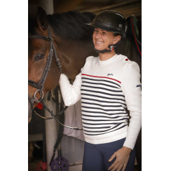 Camisola Pénélope x Saint James Maelle Cru / marinho / vermelho Motivos