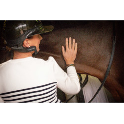 Camisola Pénélope x Saint James Maelle Cru / marinho / vermelho Motivos