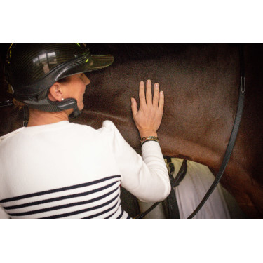 Camisola Pénélope x Saint James Maelle Cru / marinho / vermelho Motivos