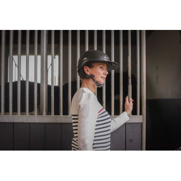 Camisola Pénélope x Saint James Maelle Cru / marinho / vermelho Motivos