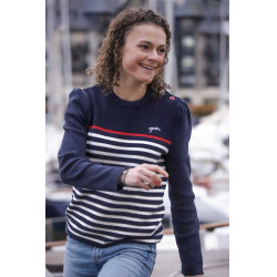 Camisola Pénélope x Saint James Maelle Marinho / cru / vermelho Motivos Camisola Pénélope x Saint James Maelle Marinho / cru / vermelho Motivos