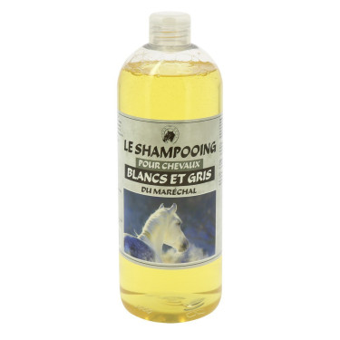 O Shampoo para Cavalos brancos e cinzentos do Marechal