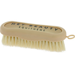 Escova de cabeça Equithème Je t'aime Amêndoa Castanho