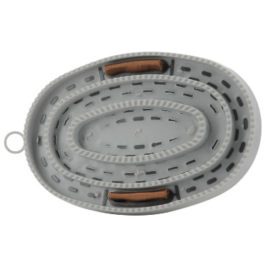 Escova Equithème Eu te amo Cinzento