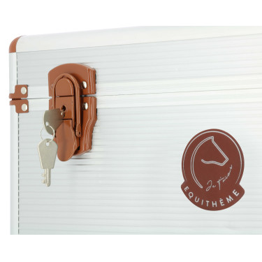 Caixa de limpeza Equithème Je t'aime Prata