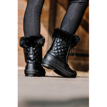 Botas de inverno Equithème Je t'aime Preto