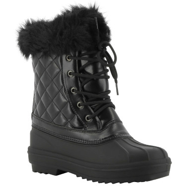 Botas de inverno Equithème Je t'aime Preto
