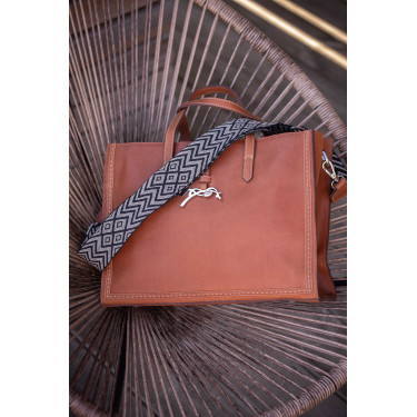 Bolsa Pénélope Romane Conhaque Castanho Bolsa Pénélope Romane Conhaque Castanho