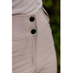 Calça Equithème Queen feminina  Cinzento-acastanhado Castanho