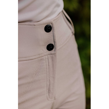 Calça Equithème Queen feminina  Cinzento-acastanhado Castanho