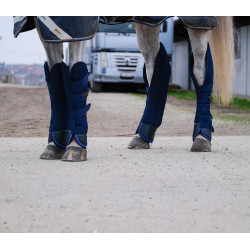 Guétras de transporte Equithème Classic Azul-marinho