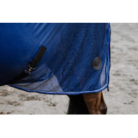 Camisa Equithème Classic 3D mesh Azul-marinho