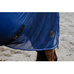 Camisa Equithème Classic 3D mesh Azul-marinho