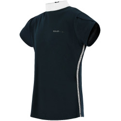 Polo Equithème Ocala Infantil Azul-marinho