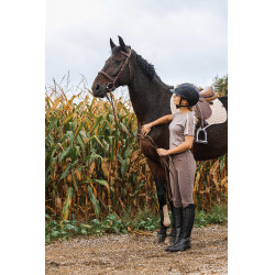 Camiseta Equithème Marion  Cinzento-acastanhado Castanho
