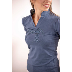 Polo Iliana Penélope Azul / cinza Polo Iliana Penélope Azul / cinza