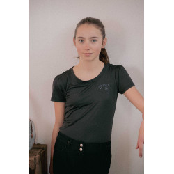 Camiseta Tecty Pénélope de mangas curtas Cinzento