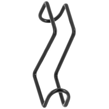 Suporte curto para cabeçada Hippotonic com ganchos Preto