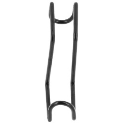 Suporte curto para cabeçada Hippotonic com ganchos Preto