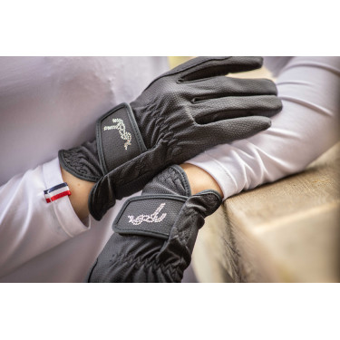 Luvas Pisma Strass Pénélope Azul-marinho