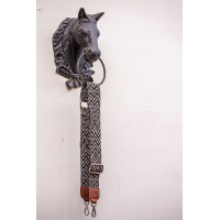 Bandoleira Pénélope Preto / cru